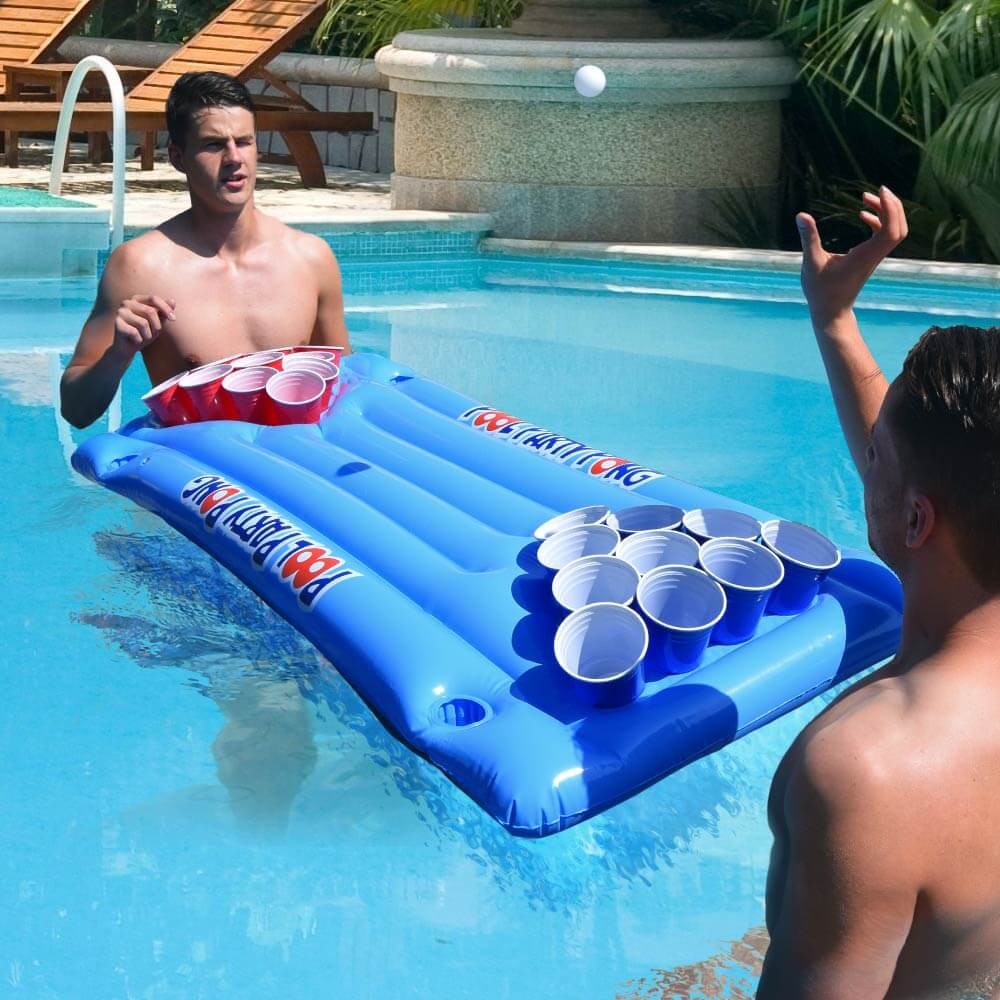 beer pong nafukovačka vzduchové matrace do bazénu