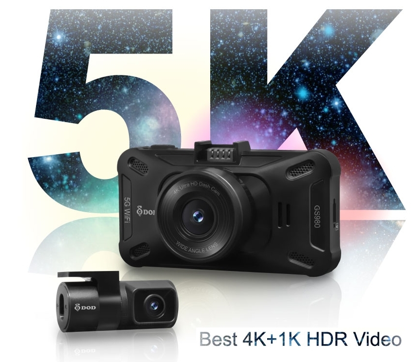 Nejlepší kamera do auta 4k 5k autokamera dod dual GS980D