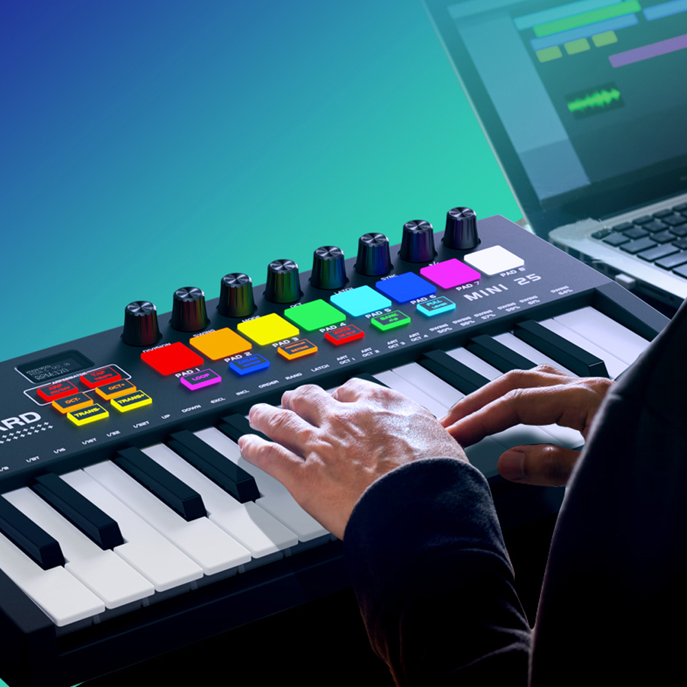 klávesové digitální piano midi keyboard