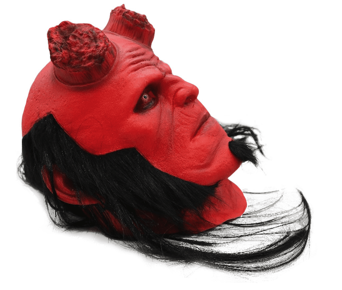 Čert maska ​​na obličej karneval halloween