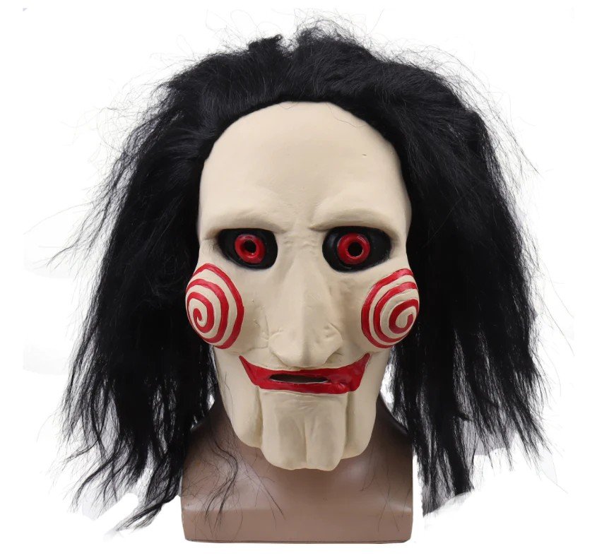 halloween scary maska na obličej vykružovačka