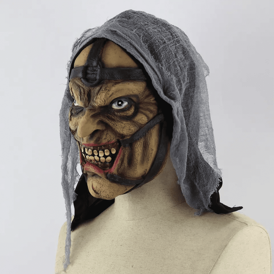 Strašidelná hororová maska ​​na karneval