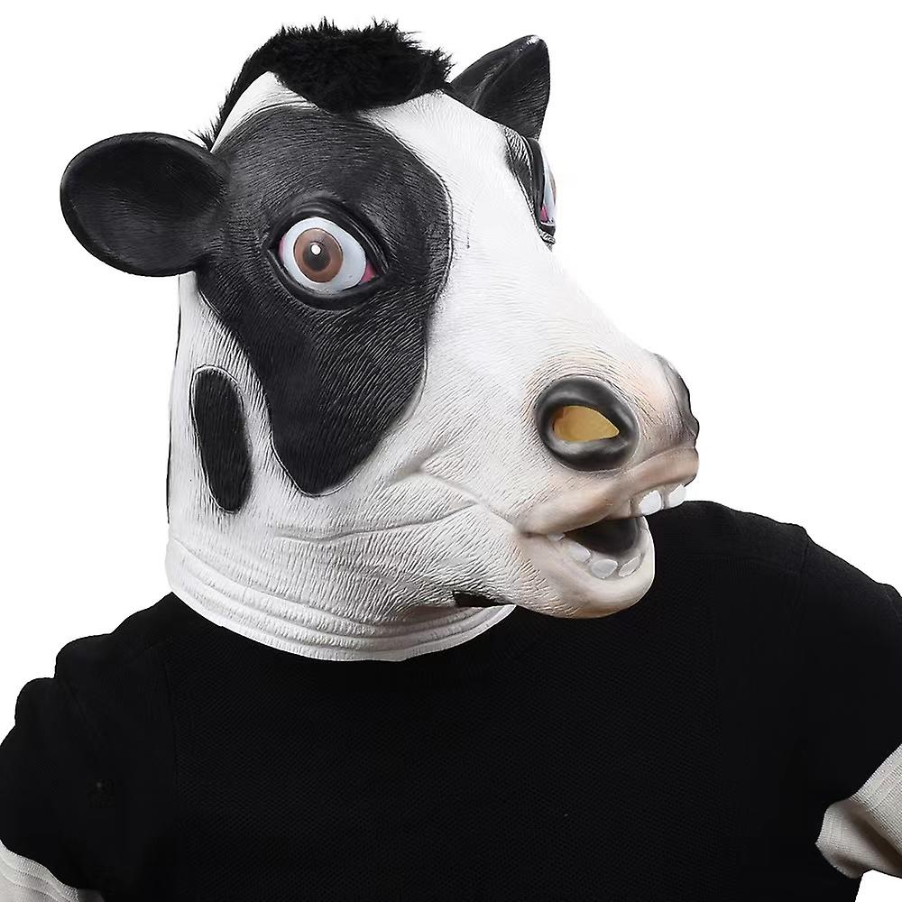kráva silikonová maska ​​na obličej