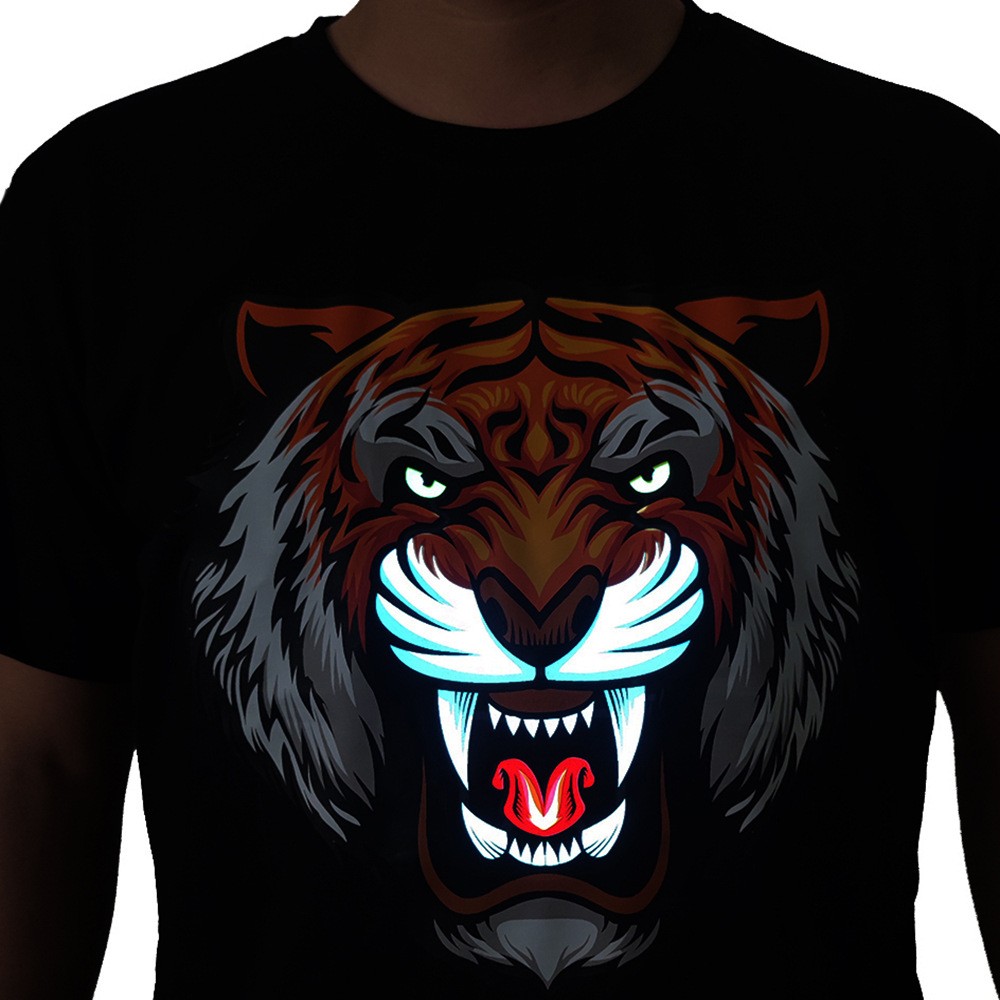 tričko tygr led svítící