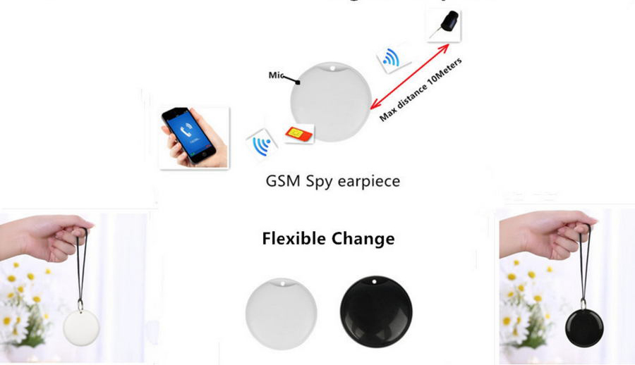 GSM spy sluchátko sluchadlo spion spionazně GSM smyčka