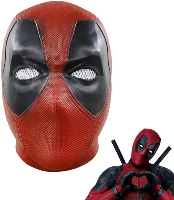 Deadpool maska na obličej - pro děti i dospělé na Halloween či karneval