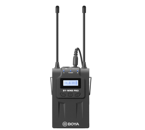 Bezdrátový přijímač k mikrofonu Boya RX8 PRO (dvoukanálový)
