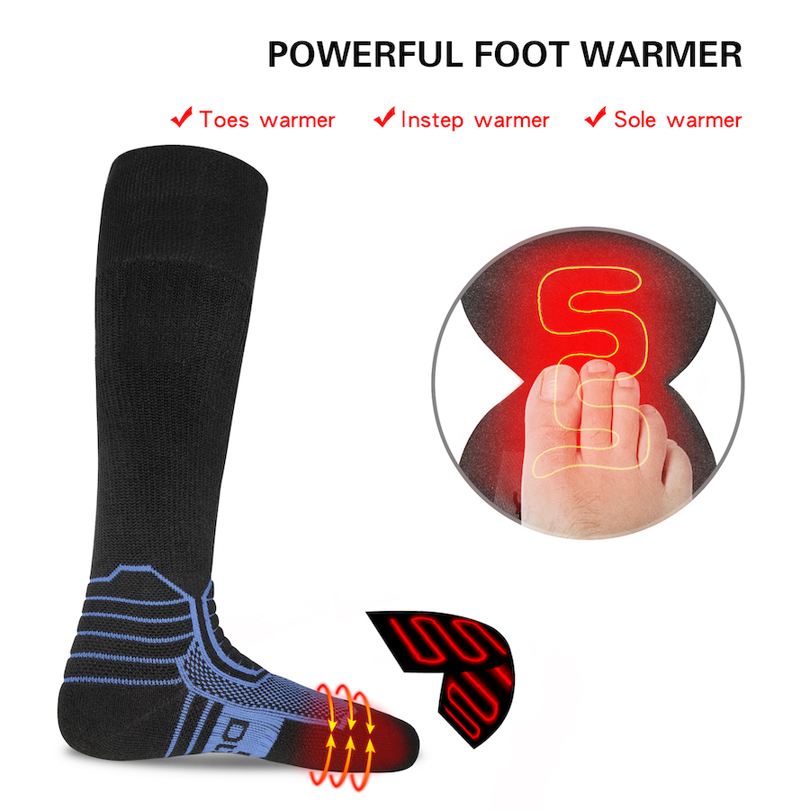 ponožky s elektrickým vyhříváním