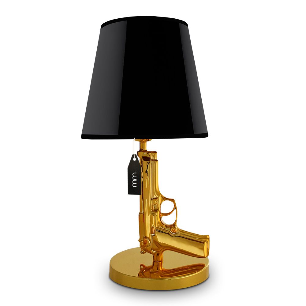Luxusní stolní lampy - Berreta Pistole lampa na stolek