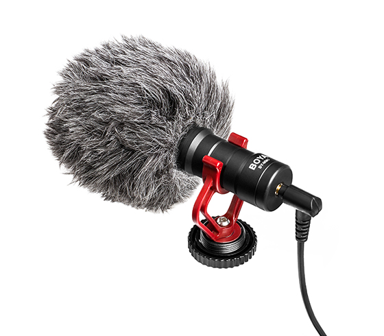 Mikrofon Boya BY-MM1 (kompatibilní i s Android a iOS zařízeními)
