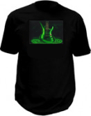 Zvukově senzitivní tričko - Green guitar