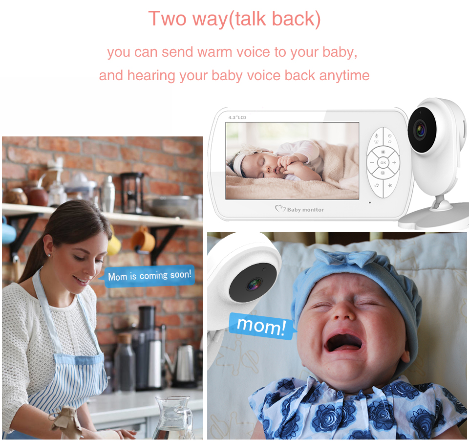 monitorování dietata video baby monitor pěstonka