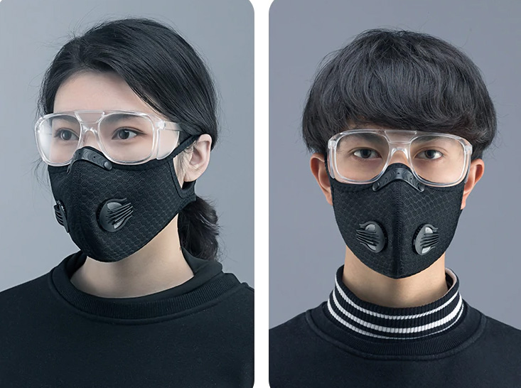 ochranne brýle s maskou proti corona antivirus