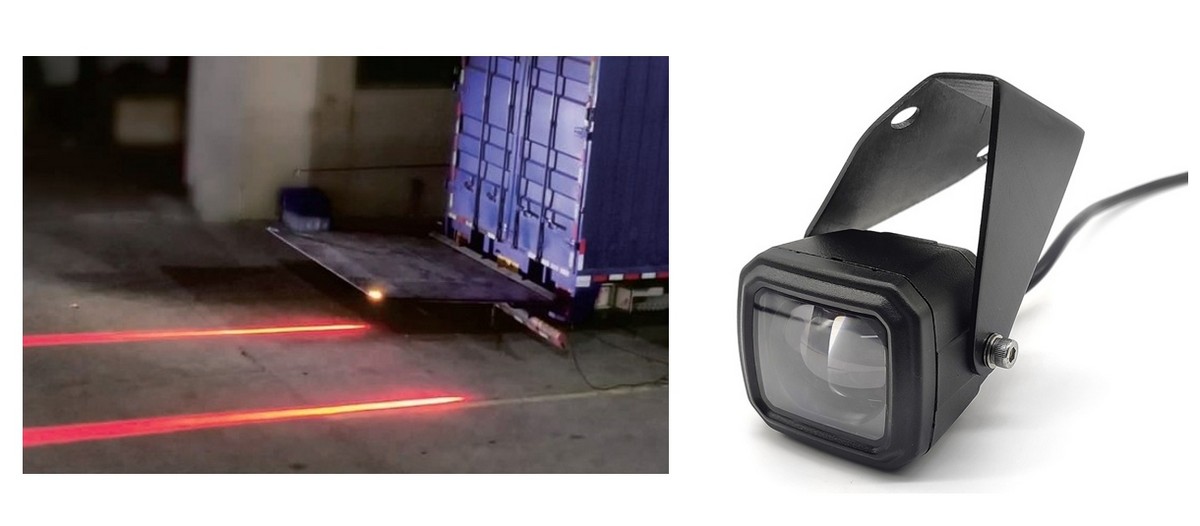 Liniové LED světlo na nákladní vozidla se sklápěcí rampou 10W (2 x 5W) + IP67 krytí vodotěsné - 2ks