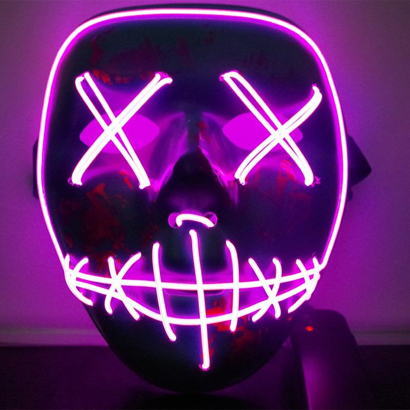 Purge masky LED - fialová