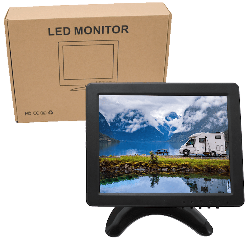 8 palcový monitor TFT LCD monitory pro kamery