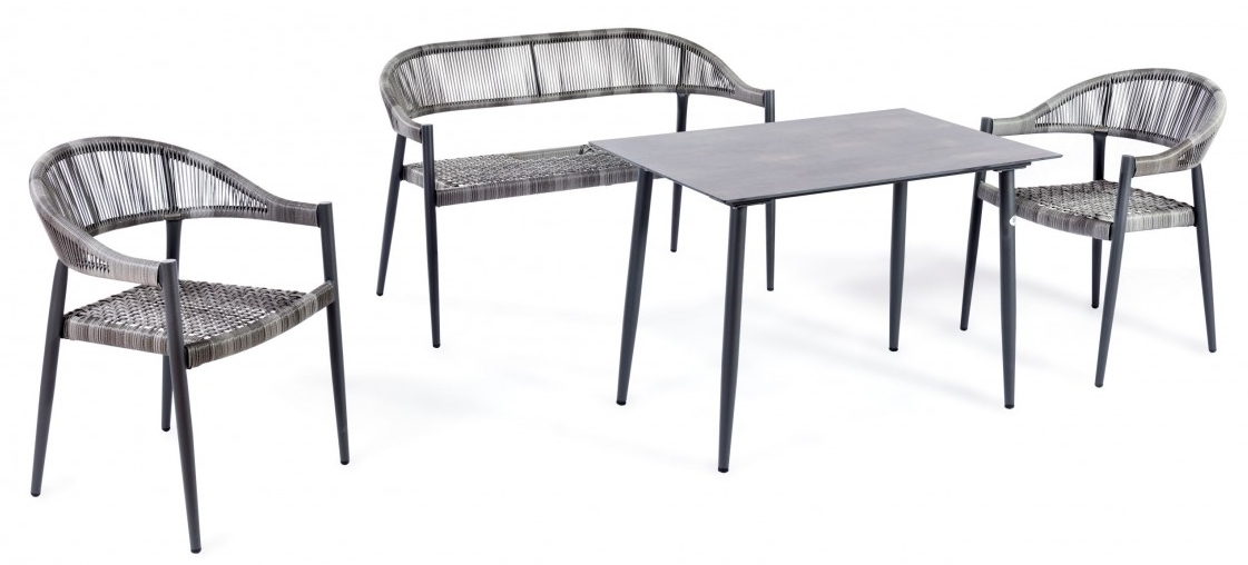 ratanový set k sezení minimalisticky elegantní moderny
