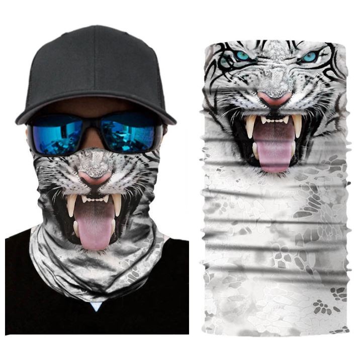 Zvířecí multifunkční šátky na obličej či hlavu - TIGER