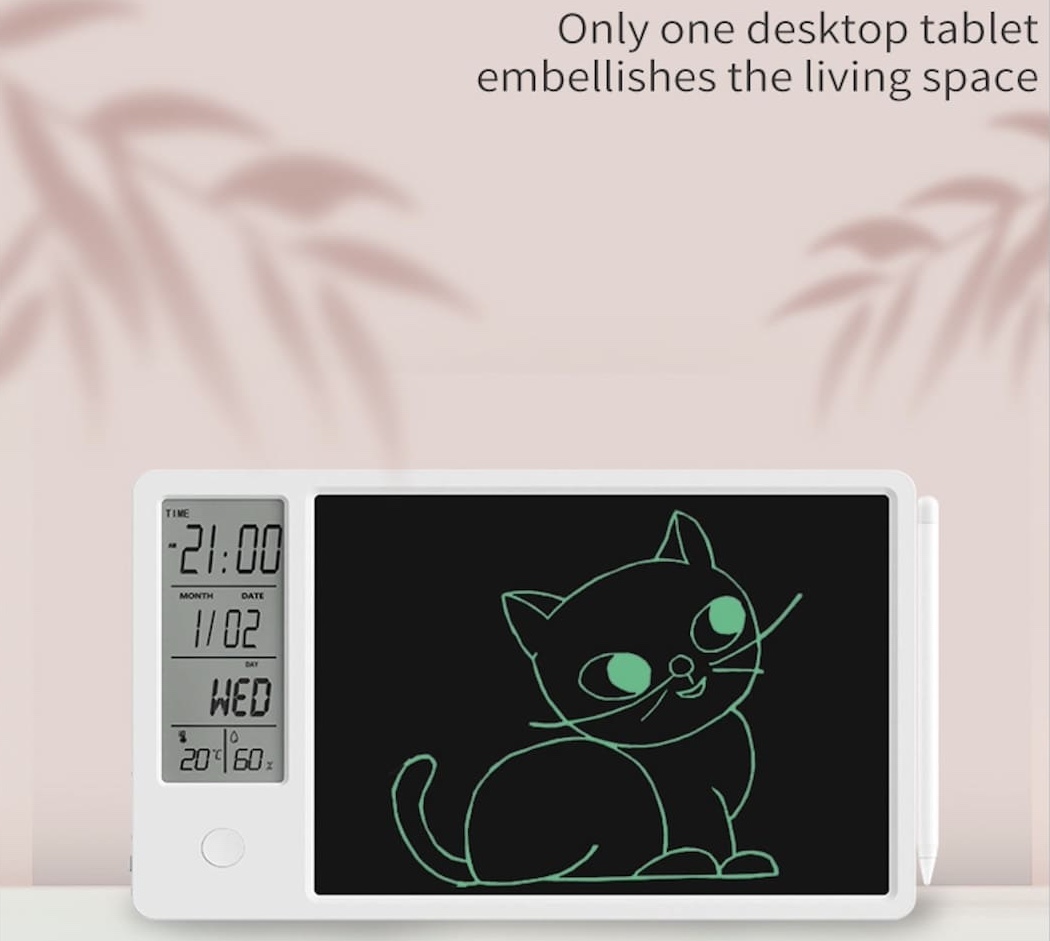 kalendář Digitální LCD se zápisníkem smart pro psání kreslení
