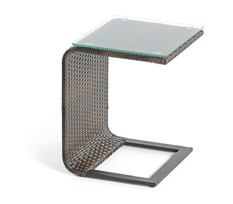 Konferenční stolek do zahrady - Malý ratanový zahradní stolek příruční