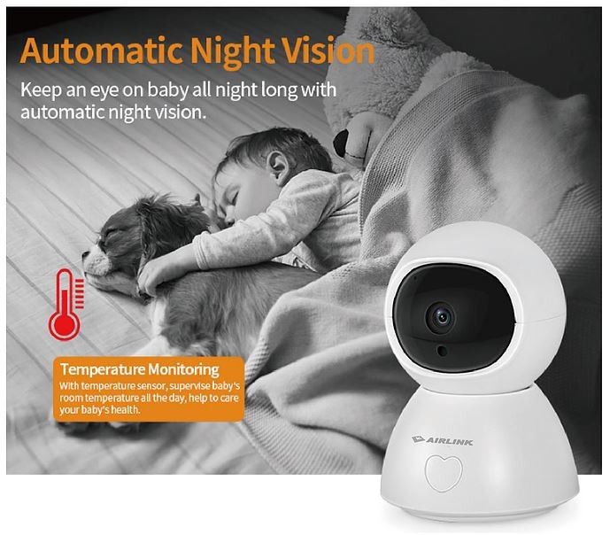 video baby monitor s IR LED