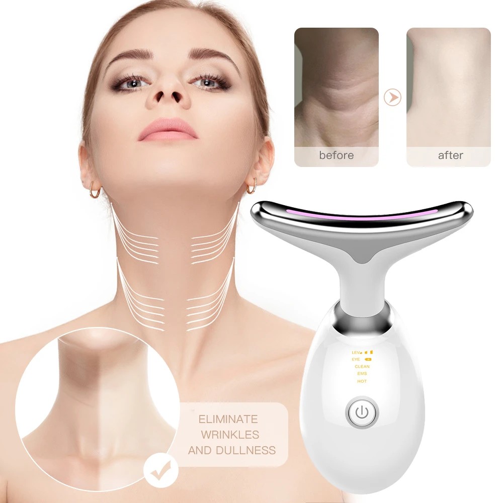 Elektrický masážní přístroj pro napnutí pokožky Fotonová terapie - Face lifting přístroj