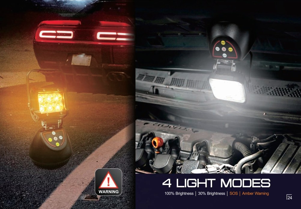 LED bezpečnostní svítidlo nejen do dílny, auta, atd.