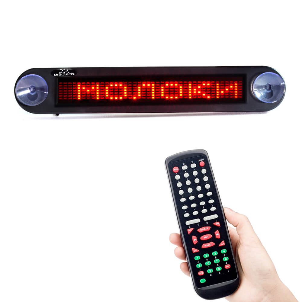 Auto LED panel s posuvným textem - 30 cm x 5 cm