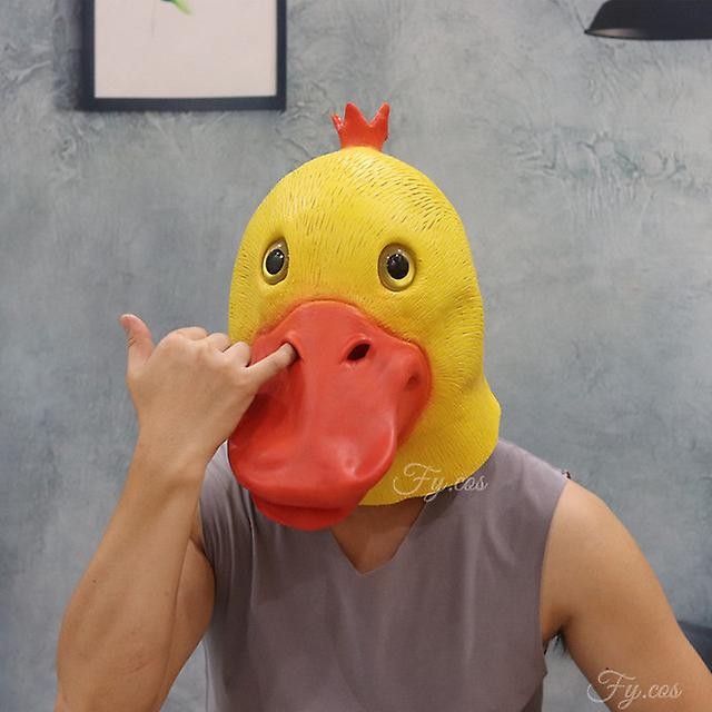 maska ​​na tvar - kachna žlutá