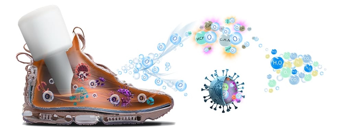 ozónový čistíč bot sterilizační obuvi