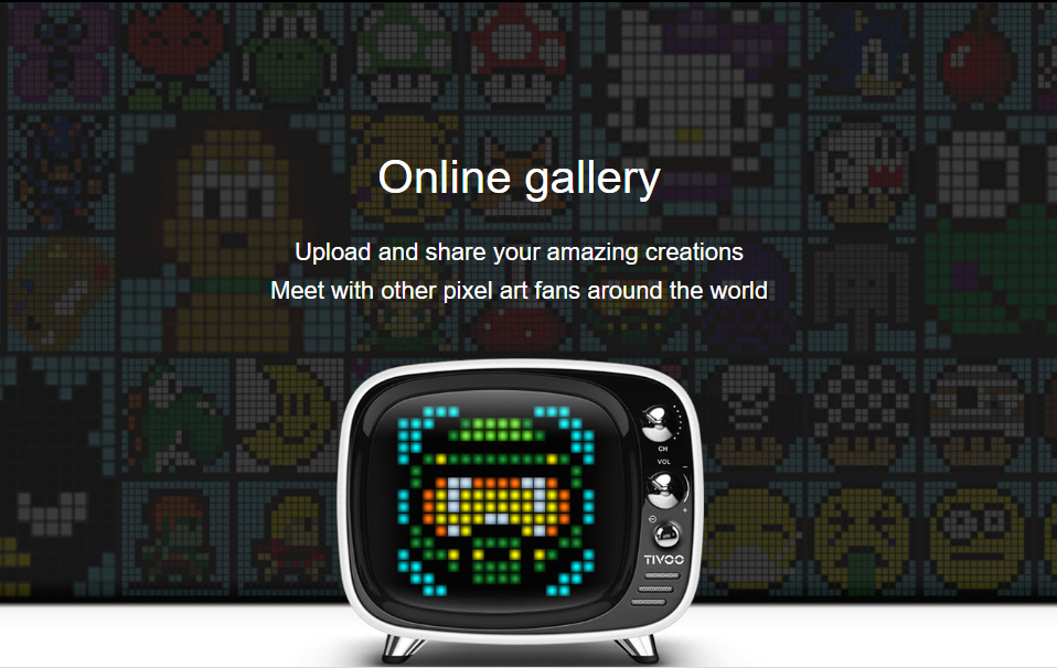 Tivo reproduktor pixel art online galeria