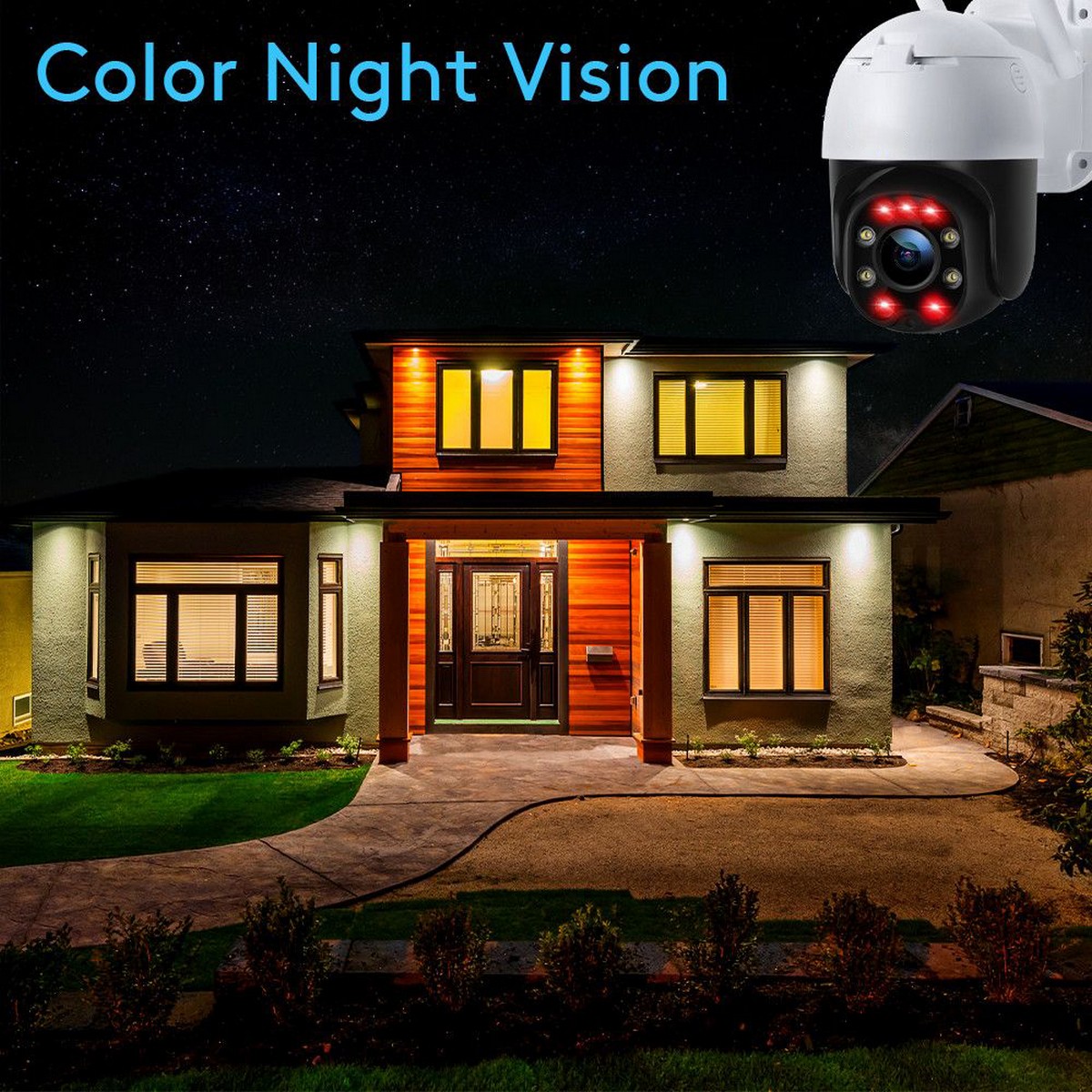 kamera bezpecnostni nocne vidění - infračervené led diody