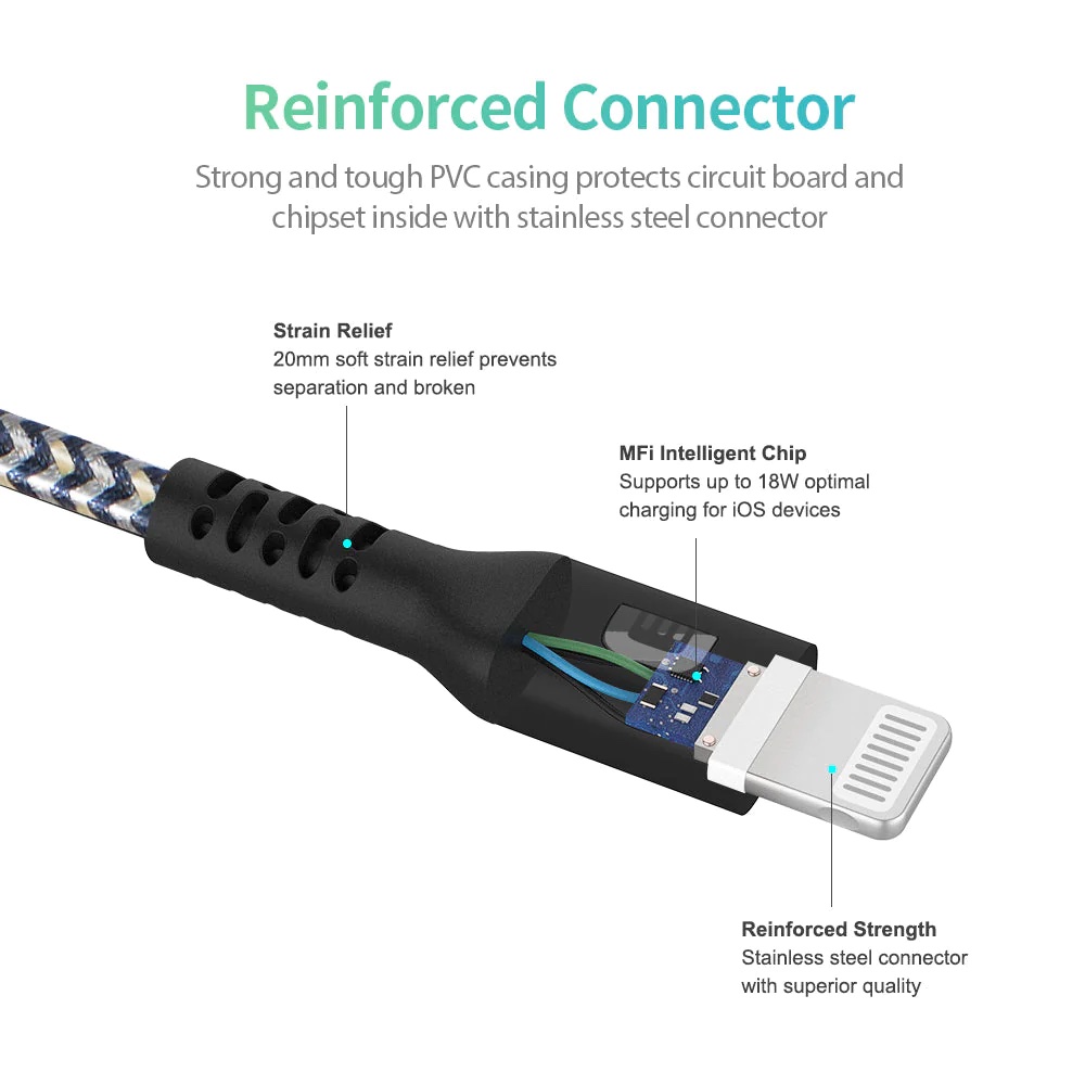 USB C kabel na lighting pro mobily