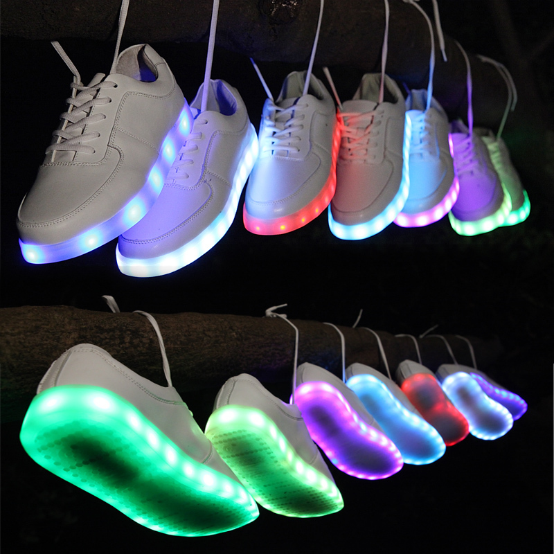 led svítící boty