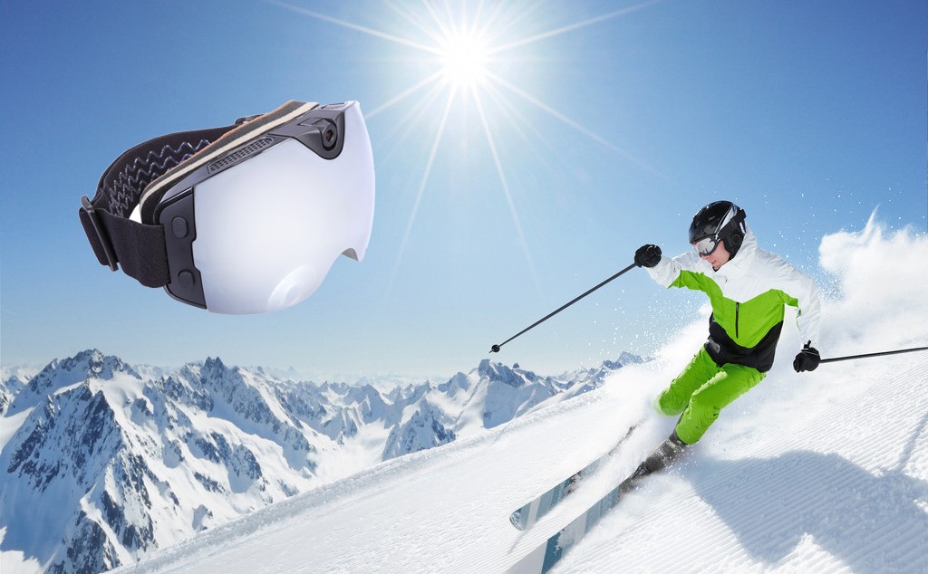 unikatni lyžařské brýle s kamerou ultra hd