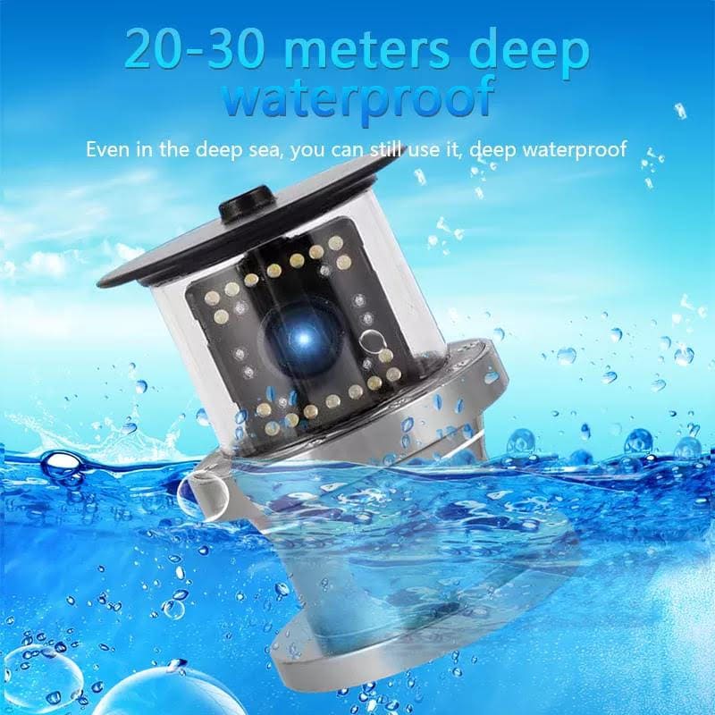 Sonar na ryby s 5" LCD + FULL HD kamera s přiblížením + LED a IR LED + IP68 krytí + 20M kabel
