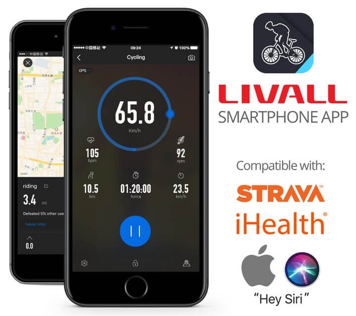livall app pro smartphone mobil