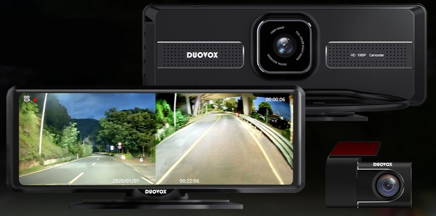 kamera do auta (Autokamera) s nejlepším nočním viděním - duovox v9