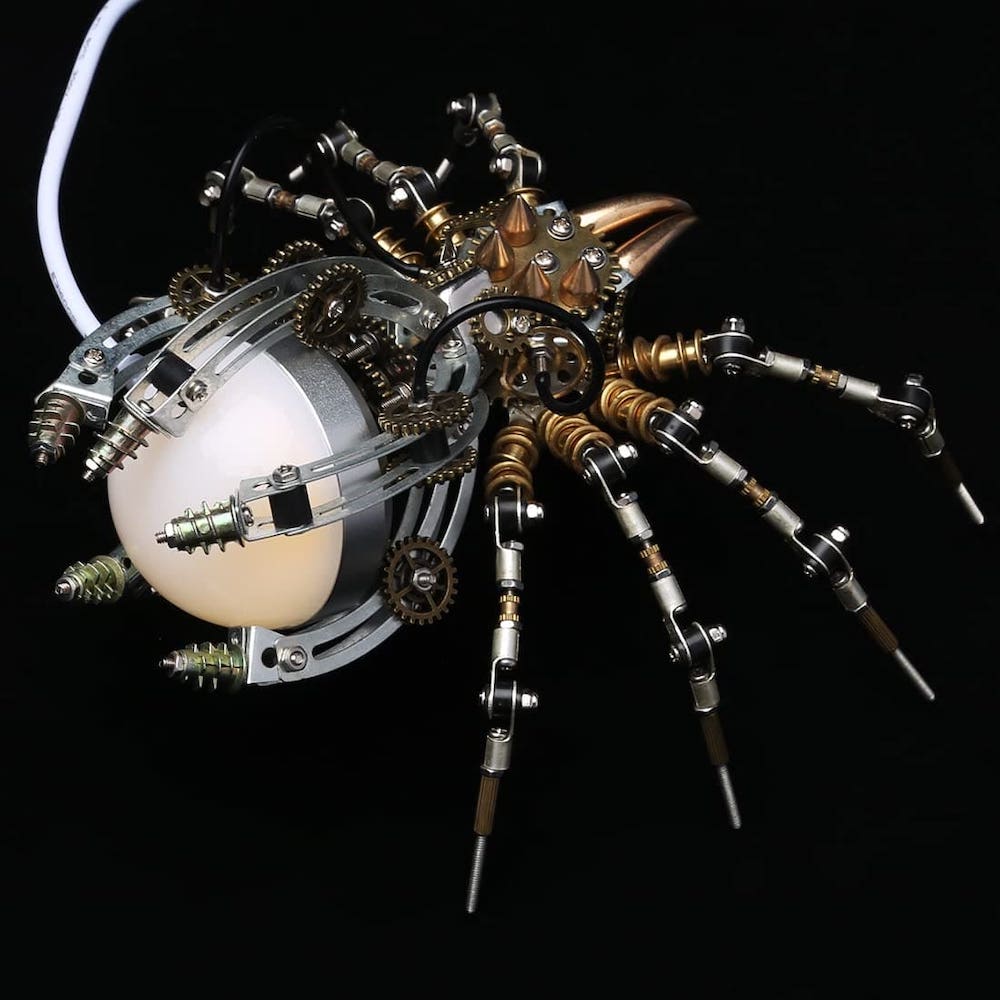 3D skládačka pavouk z kovu puzzle