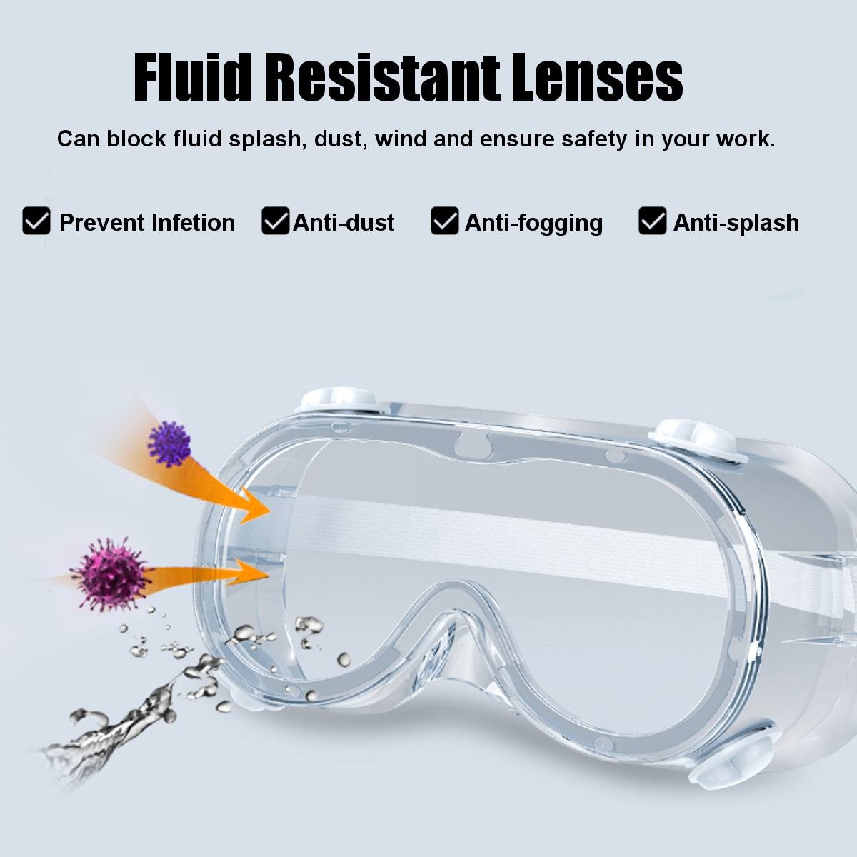 ochranne brýle proti bakteriím a virům