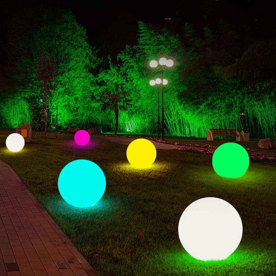Zahradni osvětlení gula - Solární LED lampa 40cm - 8 barev + Li-ion + solární panel + IP44 krytí