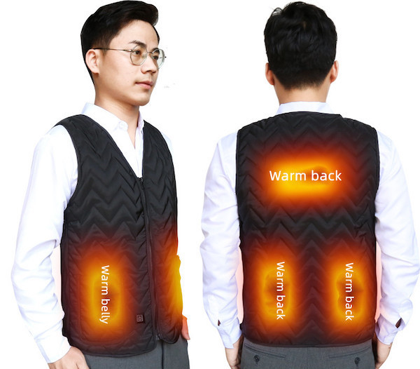 Vyhřívaná vesta hřejivá - Elektricky vyhřívané vesty - 3 režimy teploty do 60°C