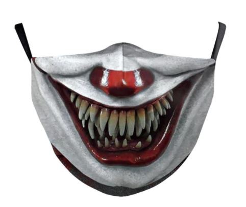 IT Klaun maska (rouška) na obličej - 100% polyester