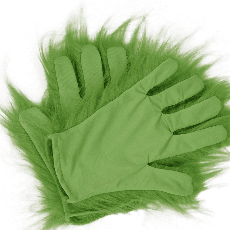 grinch maska ​​s rukavicemi