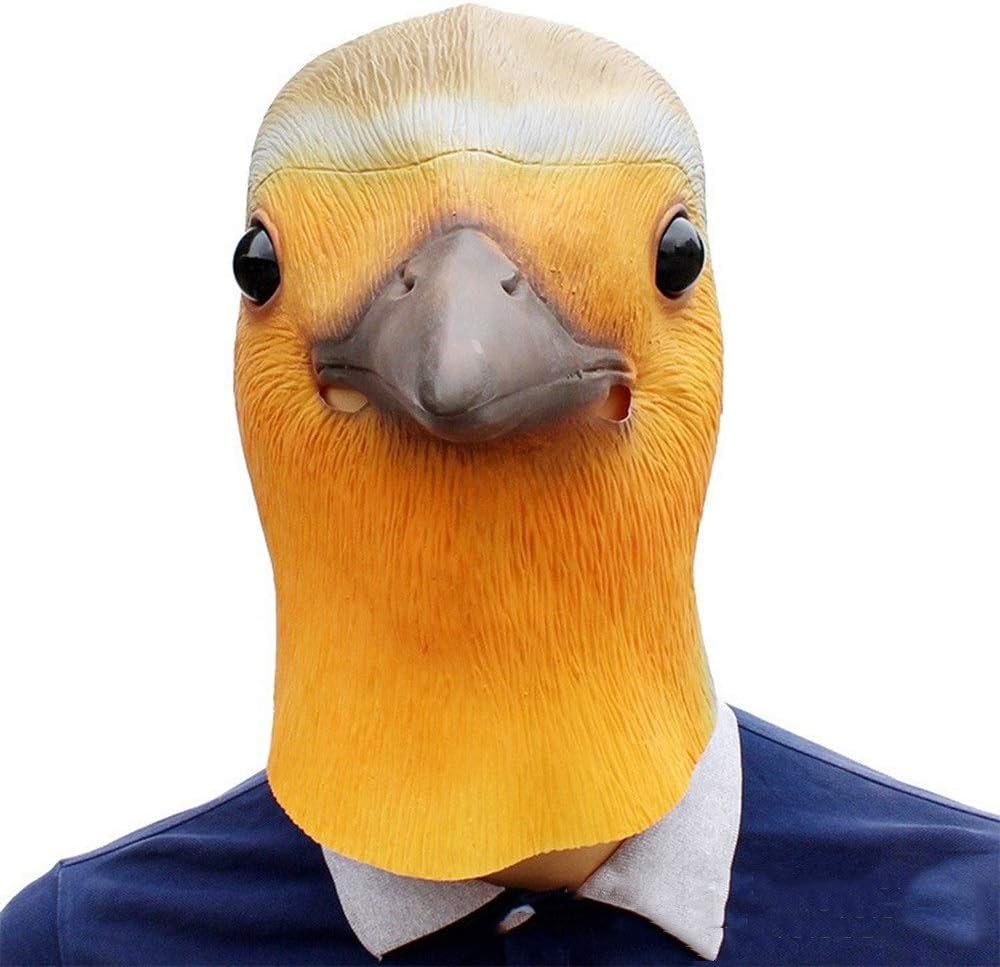 silikonová maska ​​pták na tvar a hlavu