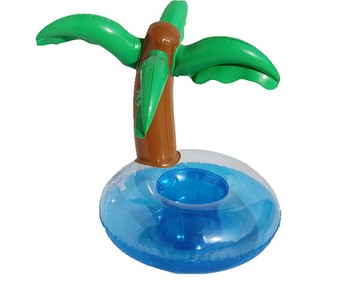Držák na bazén pro sklenice - ostrov s palmou