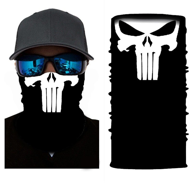 Punisher - Šátek na obličej či nákrčník na hlavu