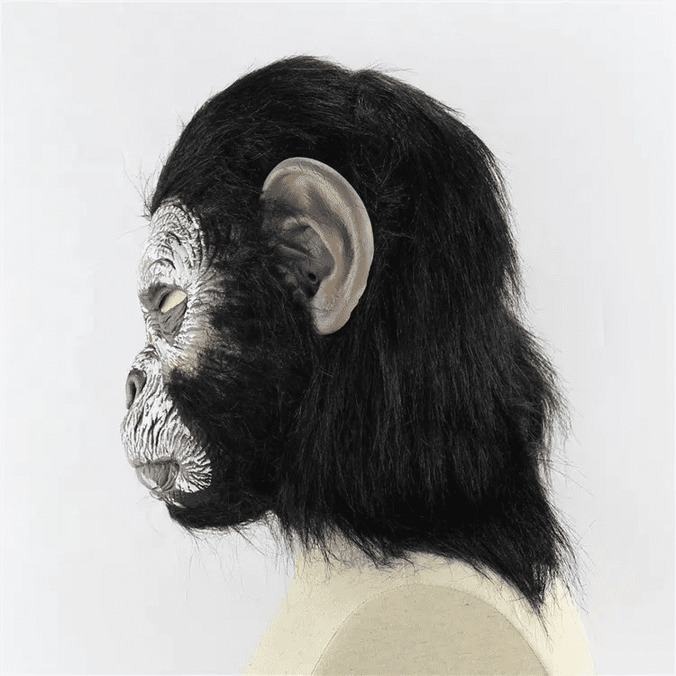 Halloweenová maska ​​opice z planety opic