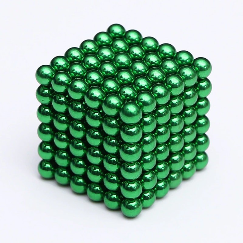 Magnetické kuličky 5mm neocube - zelené