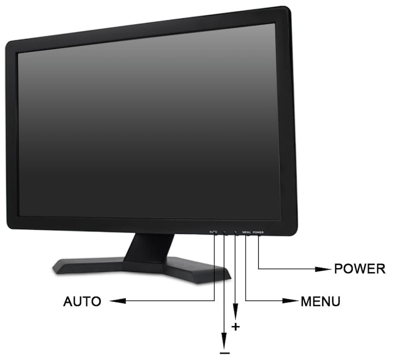 Kvalitní značkový 19 palcový Active Matrix TFT LCD monitor